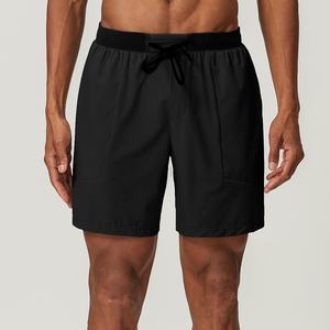 Shorts de tennis et de course pour hommes à séchage rapide, confortables, respirants, en tissu tricoté, avec cordon de serrage, pour le sport et les activités de plein air - Product Image 6