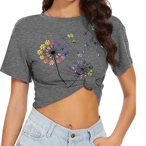 Chemise courte oversize pour femmes, manches longues, style streetwear - Product Image 6