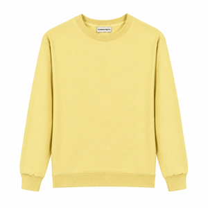 Men's <b>Light</b> <b>Blue</b> Crew Neck Pullover Sweatshirt Solid Casual <b>Long</b> <b>Sleeve</b> - Product Image 4