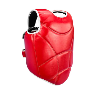 Protector de Pecho de Piel Sintética PU Resistente para Taekwondo y MMA, Protector Corporal Transpirable y Ecológico - Product Image 5