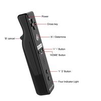 Télécommande Motion Plus 2-en-1 et Nunchuck avec accessoires de jeu à moteur vibrant pour console Wii