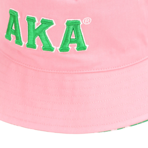 Chapeau Bob Rose AKA avec Logo Brodé – Chapeau de Pêcheur Décontracté d'Été pour Femme – Accessoire de Mode Extérieur Élégant - Product Image 6