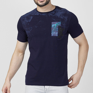 Camiseta de Hombre Personalizada con Logotipo, 190 GSM, 100% Algodón, Impresión en Blanco, de Lujo, Color Sólido, Cuello Redondo, Manga Corta - Product Image 5