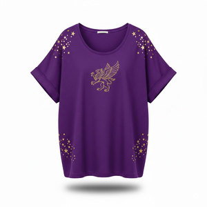 เสื้อยืดผ้าแคนวาสพิมพ์ลายดิจิตอลกลิตเตอร์แบบยูนิเซ็กซ์ ระบายอากาศได้ดี ลายกราฟิกดรีมแคชเชอร์ ทรงปกติ แขนสั้น สำหรับผู้ชาย - Product Image 2