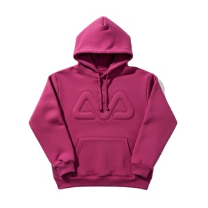 Sudadera con Capucha Personalizada de Lujo, 500GSM, con Estampado 3D en Relieve, Gruesa, Holgada, para Hombre, con Hombros Caídos, Estilo Cuadrado, de Forro Polar Grueso - Product Image 1