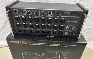 Console de mixage numérique originale MIDAS MR18 à 18 entrées, 16 préamplis micro MIDAS PRO, module Wi-Fi intégré, audio USB multicanal - Product Image 4