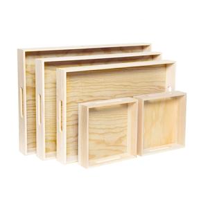 Plateau en bois d'acacia fait main, poli, pour la maison, l'hôtel, la table, le service des aliments et des fruits, fabricant et exportateur - Product Image 6