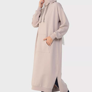 Sudaderas con Capucha de Punto Largo de Alta Calidad 100% Poliéster para Mujer, Anti-pilling, con Logotipo Frontal, Ideales para Invierno - Product Image 4