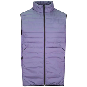 Vêtements d'extérieur personnalisés, fabricant sur mesure de vestes matelassées en polyester avec poche kangourou avant, gilets pour hommes - Product Image 4