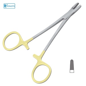Six Flowers/OEM F7-237 Portaagujas Hemostático Reutilizable con Mordazas Texturizadas para un Control Preciso en Cirugía General (Certificado CE) - Product Image 1