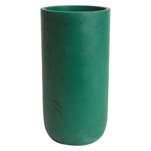 Best Quality Vanilla Color Resin Handicraft Eco-Friendly Art Deco Design Flower <b>Vase</b> for Indoor and Garden Decorations Price - Product Image 5