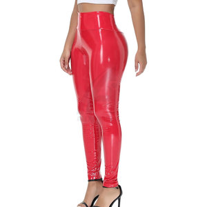 Leggings de cuero para mujer con cintura elástica, último estilo, en venta en línea al por mayor, precio razonable, hechos en Pakistán. - Product Image 5