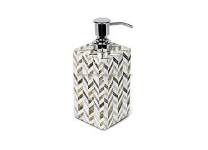 Nouveau design de pompe en résine d'os de perle faite à la main élégante pour la salle de bain distributeur de savon personnalisé de haute qualité - Product Image 4