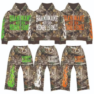 Survêtement surdimensionné à impression camouflage, entièrement personnalisé, impression sérigraphique, tissu de haute qualité, look premium, nouveau design - Product Image 1