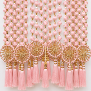 Trendy Wedding Decor Colorful Velvet <b>Ball</b> Tassel Garland Pompom Bell <b>Strings</b> Festive Wedding Housewarming Stage Backdrop Decor - Product Image 2