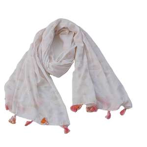 Écharpes pour femmes en coton 100% à motif Argyle de marques de luxe, dernières créations de designers, couleur personnalisée, texture douce et durable, été - Product Image 5