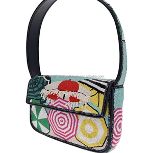 Colección Bolso de bolsos de mano con cuentas hecho a mano Bolso de mano a precio mayorista de India - Product Image 1