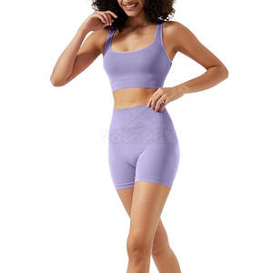 Shorts et haut de yoga pour femmes de qualité supérieure, matière respirante, douce et confortable pour le yoga en plein air - Product Image 5