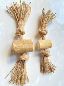 Barra de Madera de Café Premium para Perros con Cuerda de Fibra Natural para Masticadores Agresivos, Fábrica en Vietnam ANGLE - Product Image 5