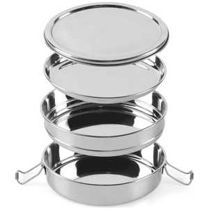 3 Tier Rectangle Stainless Steel Bento <b>Box</b> for Children Portable <b>Stackable</b> Leak Proof Dishwasher Safe <b>Lunch</b> <b>Box</b> Food Storage - Product Image 6