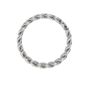 Bague chaîne cubaine glacée en or 18 carats, style hip-hop, unisexe, bijou statement minimaliste pour le quotidien, idée cadeau, diamants de laboratoire - Product Image 2