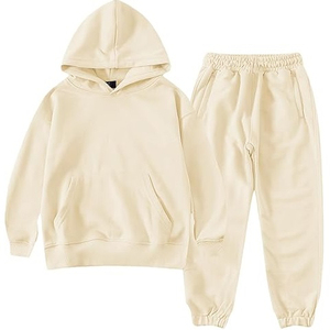 Conjunto Deportivo de Invierno con Capucha para Niños, Estilo Moderno, al Por Mayor, al Mejor Precio, Sudadera Personalizada para Niños, Conjuntos para Correr - Product Image 1