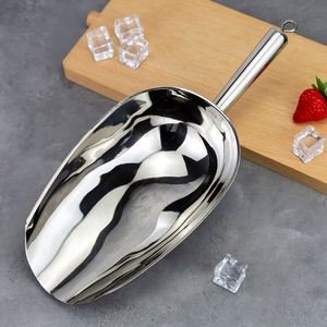 Pala para Hielo de Metal Reforzado de 3-48 oz, Acero Inoxidable con Mango de Soldadura sin Costuras, para Bares, Pubs y Restaurantes, Venta al Por Mayor - Product Image 2