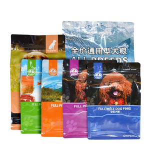 Alta para barrera 5kg 20 kg Ziplock papel de aluminio fondo plano PET bolsa de comida para perros/gatos 20Kg bolsas para goma de mascar plástico Packag - Product Image 4