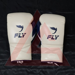 ถุงมือชกมวยแบบผูกเชือก Fly Pro X ระดับมืออาชีพ หนังคุณภาพสูง ระบายความชื้นและอากาศได้ดี เหมาะสำหรับการฝึกซ้อมและการแข่งขัน - Product Image 3