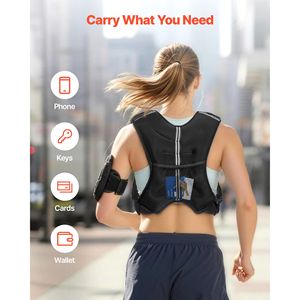 Gilet d'entraînement réglable 25 lb avec bande réfléchissante pour hommes et femmes, gilet lesté 30-20 kg pour entraînement de force - Product Image 6