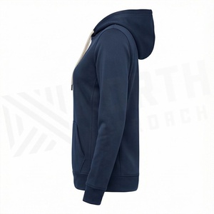 Sweats à capuche décontractés et tendance pour femmes, en gros, avec logo frontal, pour l'hiver - Product Image 3