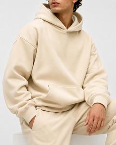 Men's Oversize <b>Hooded</b> <b>Fleece</b> Sweatshirt Regular Sleeve Oversized Fit Front Pocket Casual Autumn Wear Men Baggy Hoodies - Product Image 4