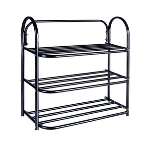 Metal Shoe Rack 3 Tier Stackable Shoe Organizer for Home Closet - Product Image 1