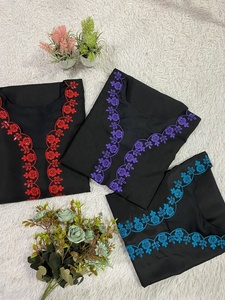 ชุดปักลายแบบดั้งเดิมสไตล์ฟาร์ซี ซาลวาราม ซาลวาร์ คามีซ พร้อมผ้าคลุมไหล่ สำหรับงานปาร์ตี้ แห้งเร็ว ใส่สบายทุกฤดู - Product Image 5