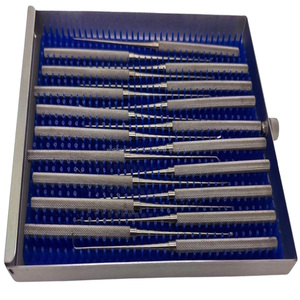 Juego de microganchos nerviales de acero inoxidable, instrumentos quirúrgicos dentales, kit de herramientas de precisión, certificado CE, clase I, kits de primeros auxilios para hospitales - Product Image 1
