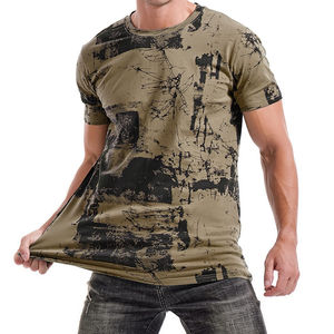 Camiseta de Manga Corta para Hombre, Precio al por Mayor, ODM y OEM, 100% Poliéster, Color Sólido, Impresión de Logotipo Personalizada por Sublimación - Product Image 4
