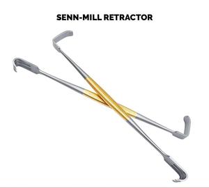 Retractor Senn Miller de Acero Inoxidable, Instrumento Quirúrgico de Doble Extremo, Gancho para Piel, Calidad OEM - Product Image 1