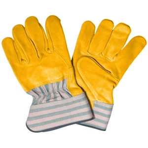 Gants de travail en cuir de vachette pleine fleur de qualité supérieure, résistants, pour riggers canadiens, jardinage, sécurité, avec protection des mains - Product Image 3