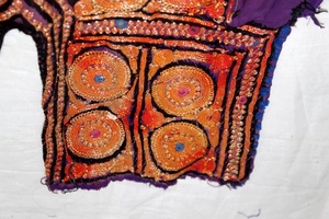 Banjara Neck Yoke Zari Patch Tribal Patch Mirror Neck Yoke Bohemian Clothing - Product Image 6