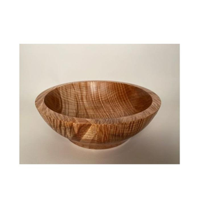 Ensaladera grande de madera de acacia premium hecha a mano para frutas, pasta y aperitivos por Blossom Craft India. - Product Image 1
