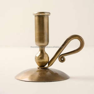Wholesale Custom Brass <b>Candle</b> <b>Stick</b> Holder Modern Handmade Metal Antique <b>candle</b> Holder for Home & Garden Decoration <b>Candle</b> - Product Image 3
