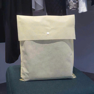 Sobre Largo Desechable para Documentos con Cierre de Botón, Bolsa de Almacenamiento de Tela No Tejida Ecológica y Duradera con Cordón, Bolsa con Logotipo Personalizado - Product Image 2