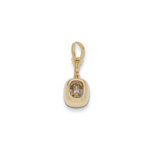 custom 5ct elongated cushion omc moissanite pendant 925 <b>silver</b> women moissanite pendant vintage old mine cut <b>choker</b> Pendants - Product Image 6