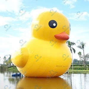 Ballon gonflable d'extérieur motif canard jaune avec impression UV, fabriqué au Vietnam, alimenté par une pompe à air électrique, divers designs, durable, compatible prise secteur - Product Image 4