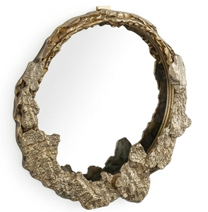 <b>Round</b> Rustic Metal <b>Wall</b> <b>Mirror</b> Handmade Decorative Frame - Product Image 3