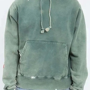 เสื้อฮู้ดดี้สตรีทแวร์ผู้ชาย ล้างสีแบบแอซิดวอช ผ้าคอตตอนหนานุ่ม เก็บความร้อน ใส่สบาย สกรีนโลโก้ได้ ขายส่ง ผ้าคอตตอนผสม - Product Image 3