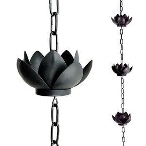 Chaîne de pluie décorative suspendue en métal à motif festonné, style antique, pour jardin et extérieur, taille personnalisée, vente chaude - Product Image 4