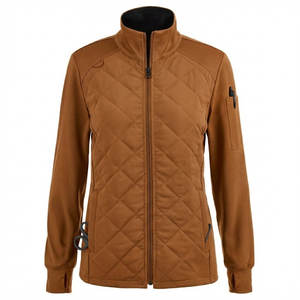 Chaqueta Quilted Unisex Personalizada al por Mayor para Mujer, Uniforme Médico de Enfermería, Chaqueta Quilted con Cremallera Completa, Ajuste Delgado, para Hospital y Doctor - Product Image 4