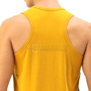 Camiseta sin mangas para hombre, de moda, a bajo precio, para verano, de alta calidad, transpirable y ligera, hecha en Pakistán. - Product Image 6
