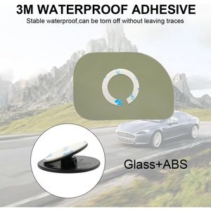 Specchietti Retrovisori Convessi Rettangolari Extra Large in Vetro HD Senza Cornice, Specchio Angolo Cieco Rettangolare Arrotondato, Accessori Esterni Grandangolari - Product Image 6